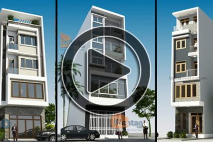 Video 65 thiết kế nhà phố 3 tầng, 4 tầng, 5 tầng hiện đại